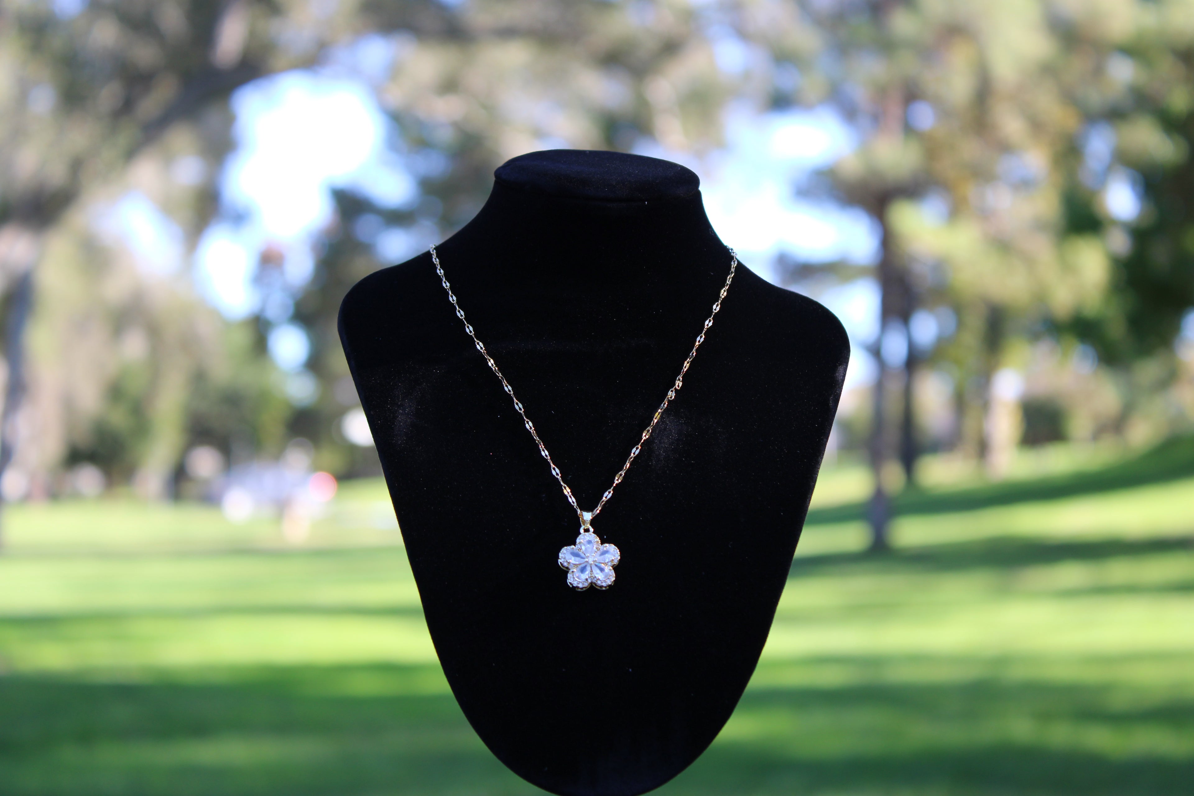 Crystal Blossom Necklace