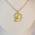 Golden Nautilus Treasure Necklace