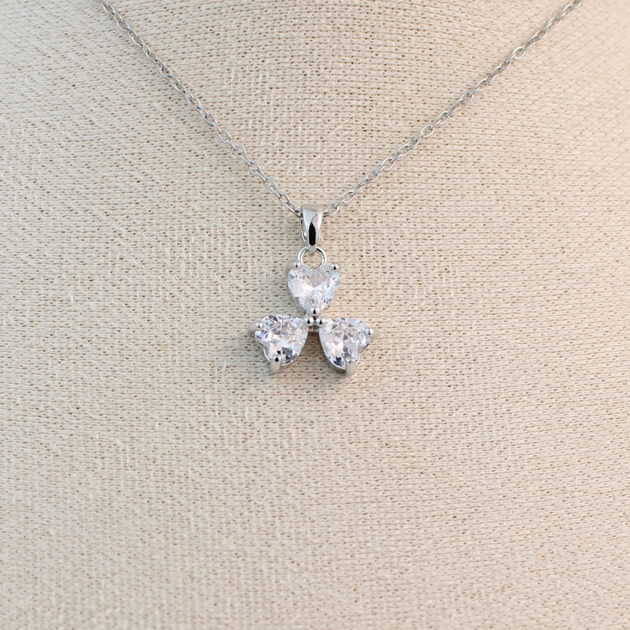 Crystal Clover Necklace