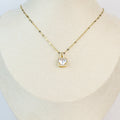 Luxe Radiance Solitaire Necklace