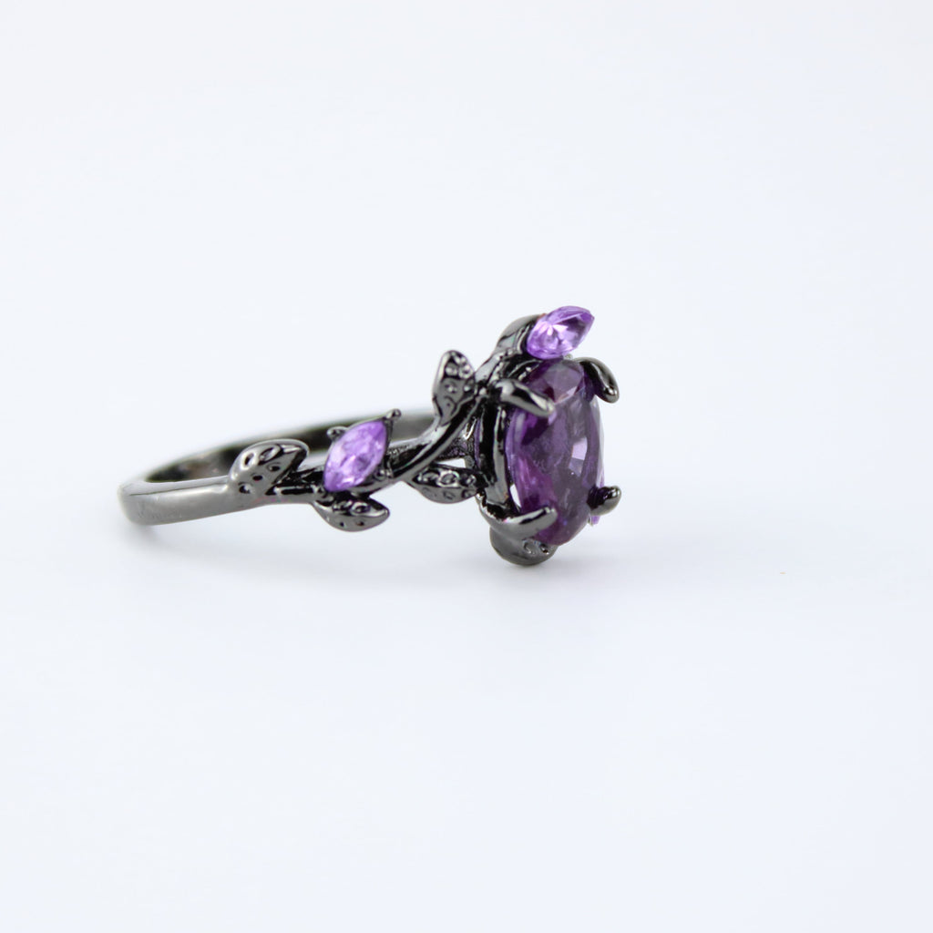 Royal Amethyst Bloom Ring