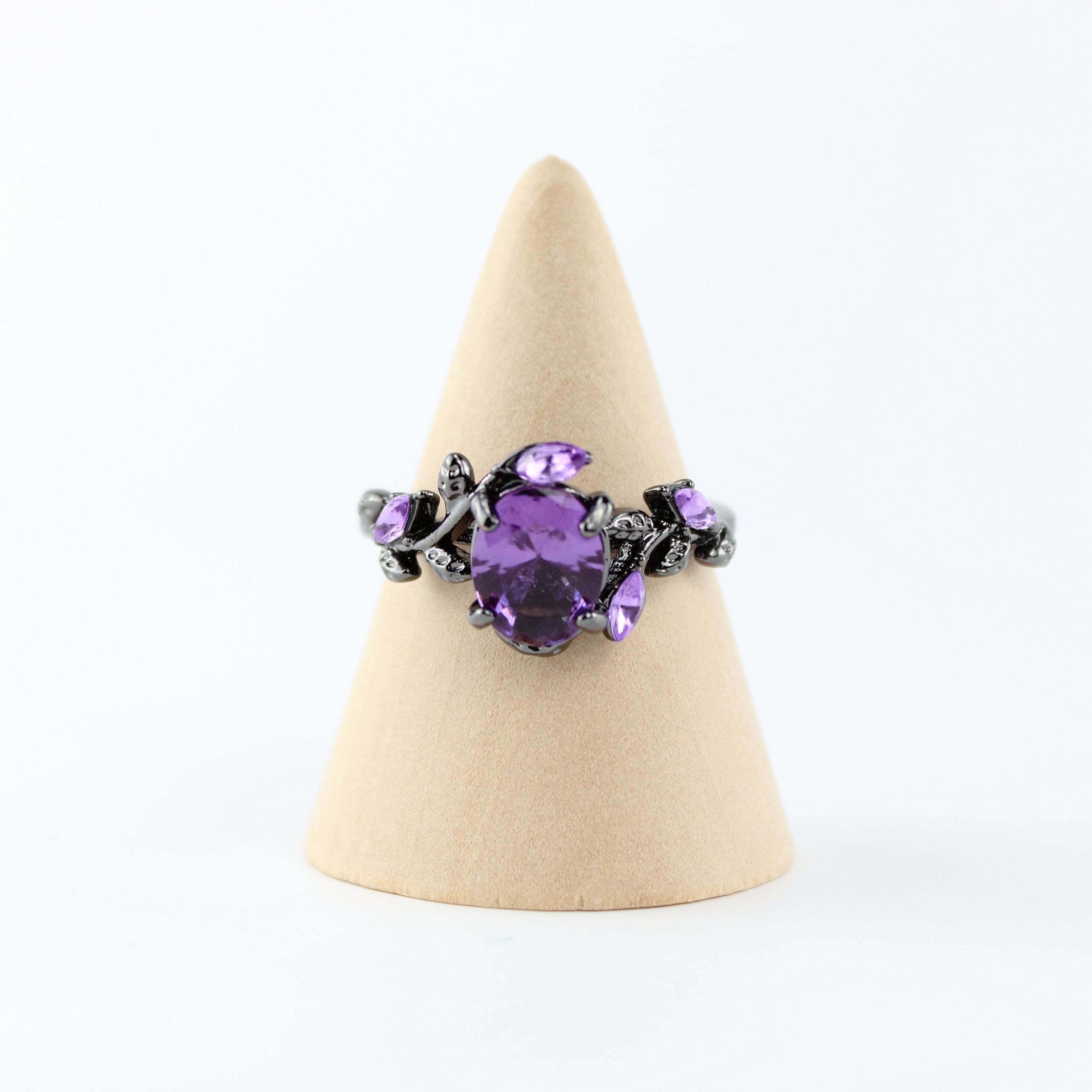 Royal Amethyst Bloom Ring