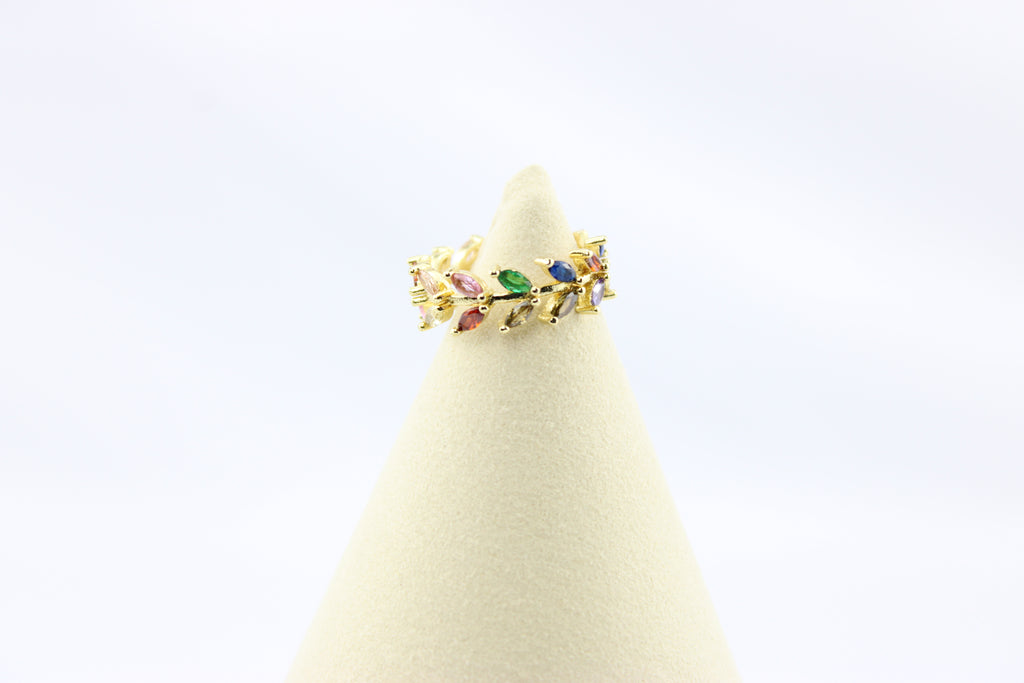 Rainbow Laurel Ring