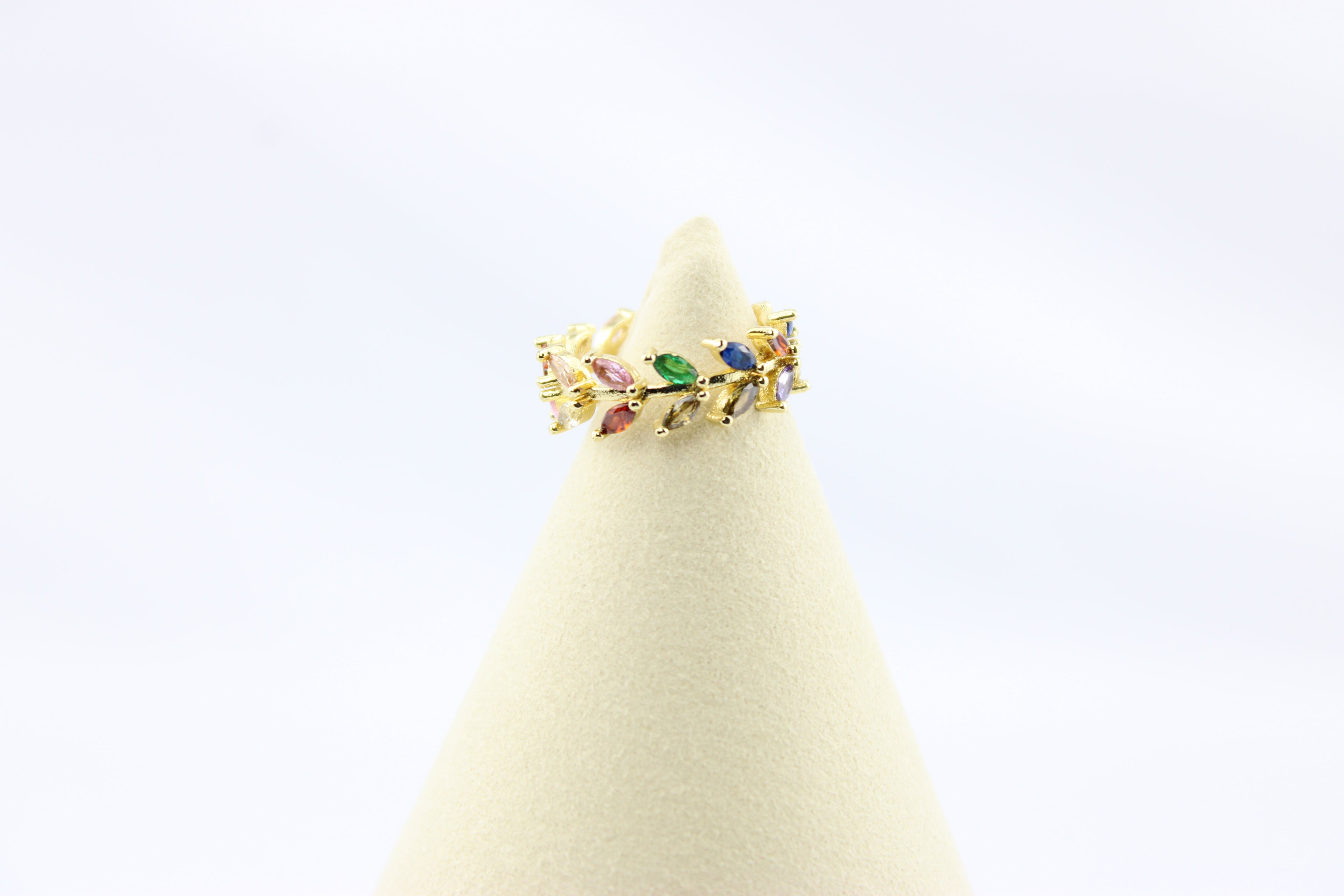 Rainbow Laurel Ring