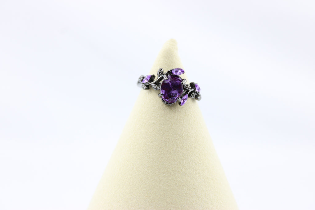 Royal Amethyst Bloom Ring
