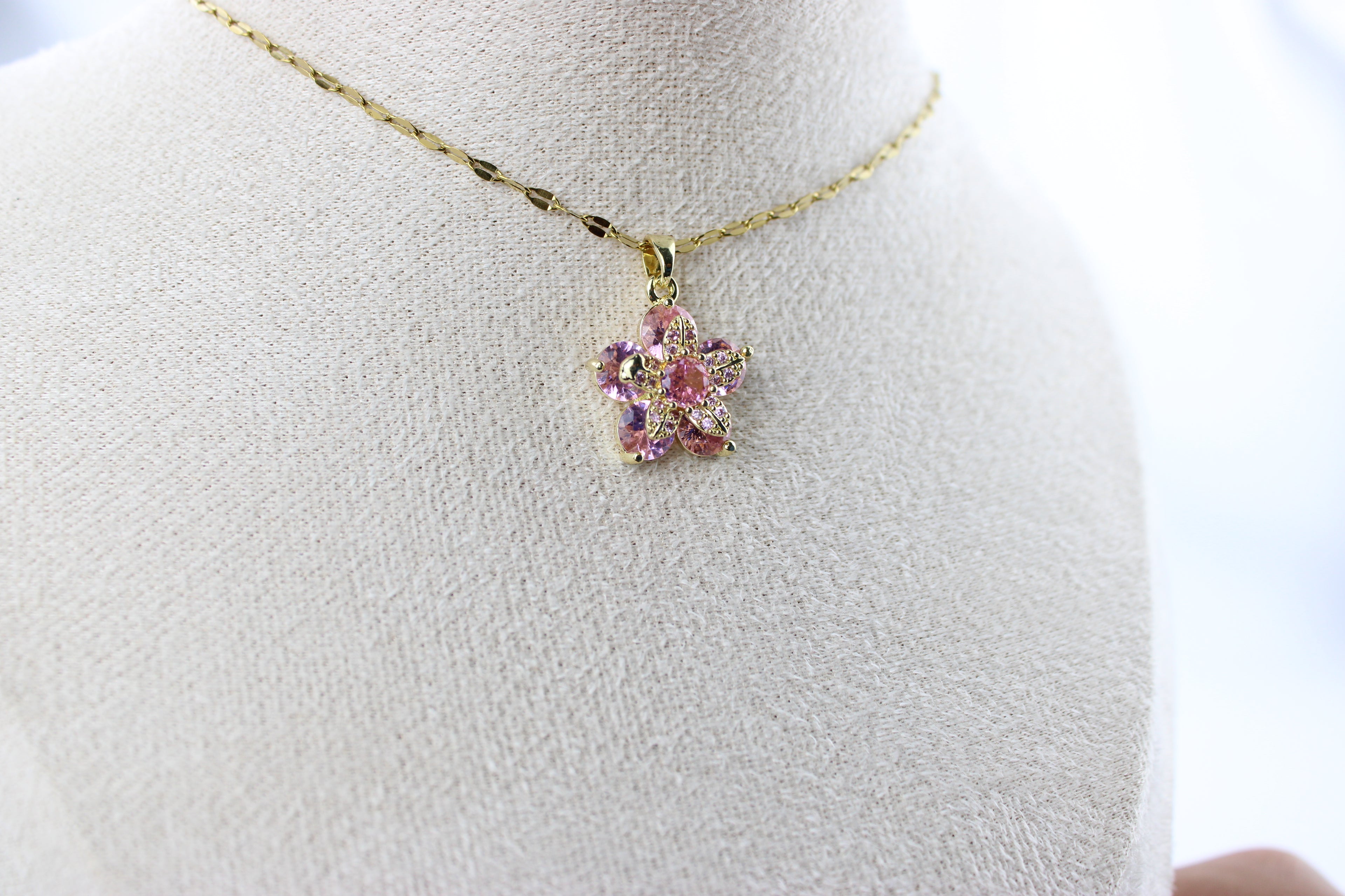 Pink Blossom Necklace