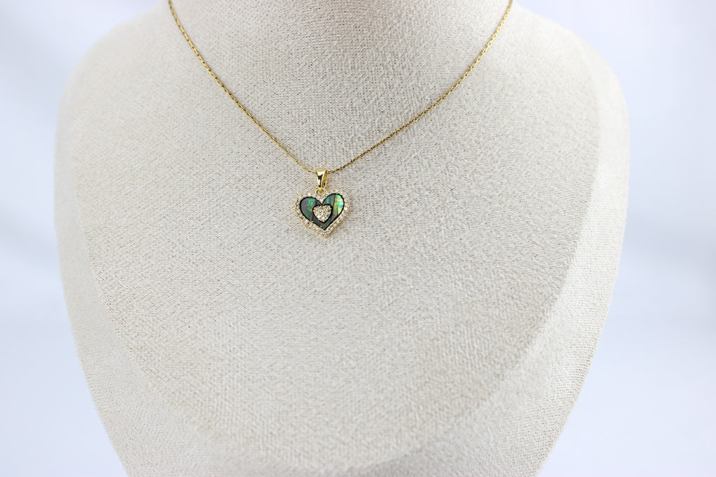 Ocean Heart Glow Necklace