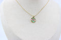 Ocean Rose Abalone Pendant Necklace