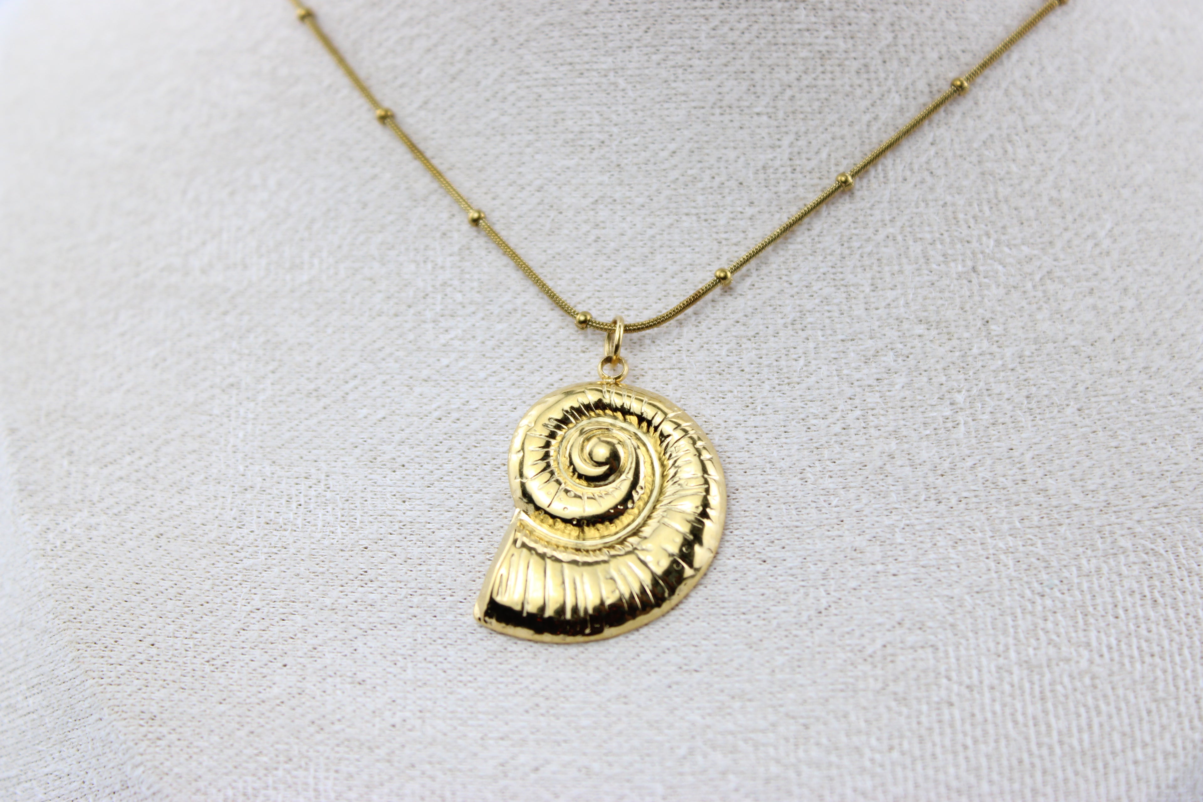 Spiral Shell Necklace