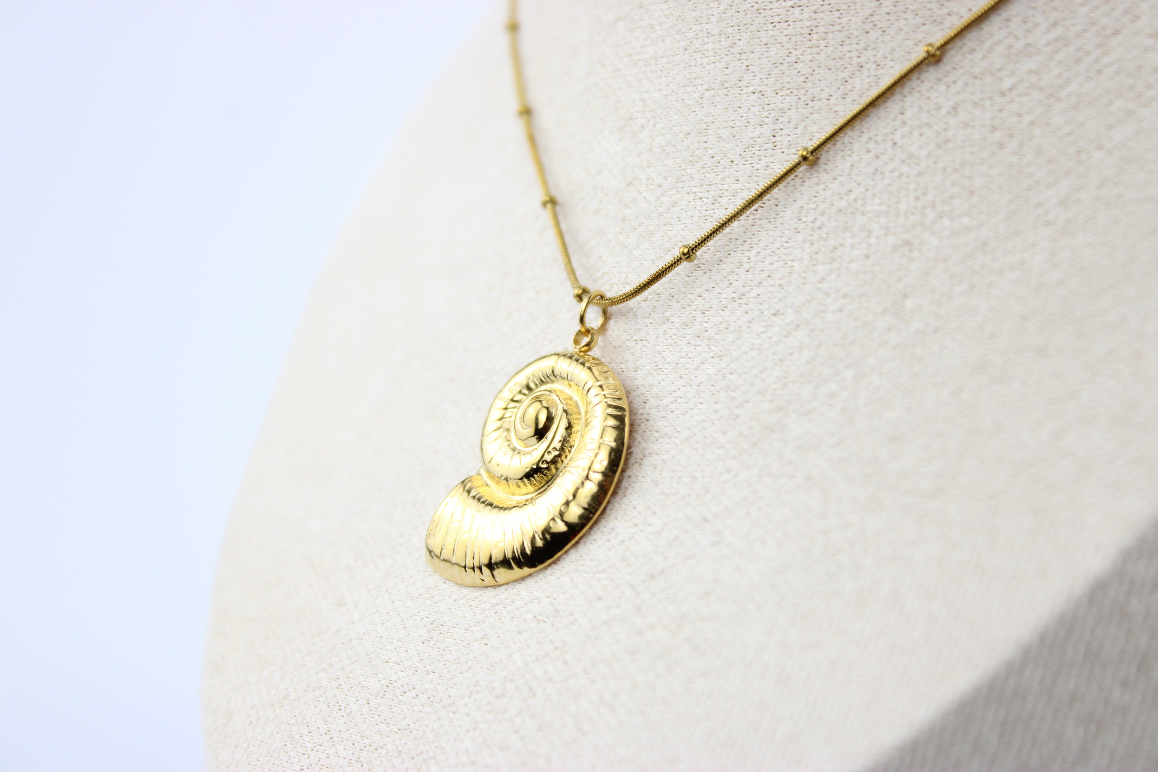 Spiral Shell Necklace
