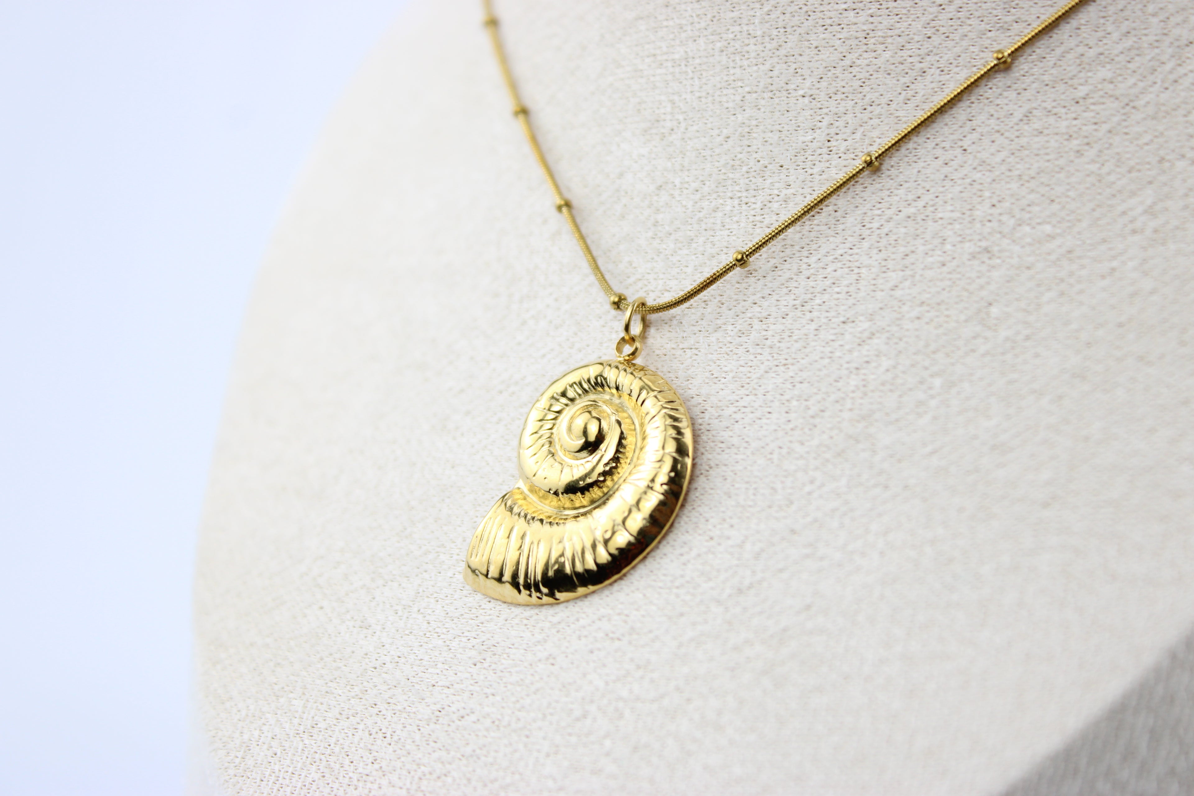 Spiral Shell Necklace