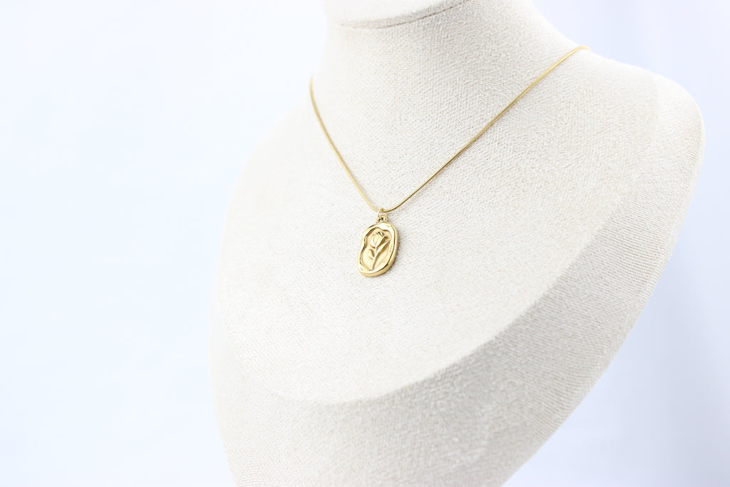 Golden Tulip Necklace