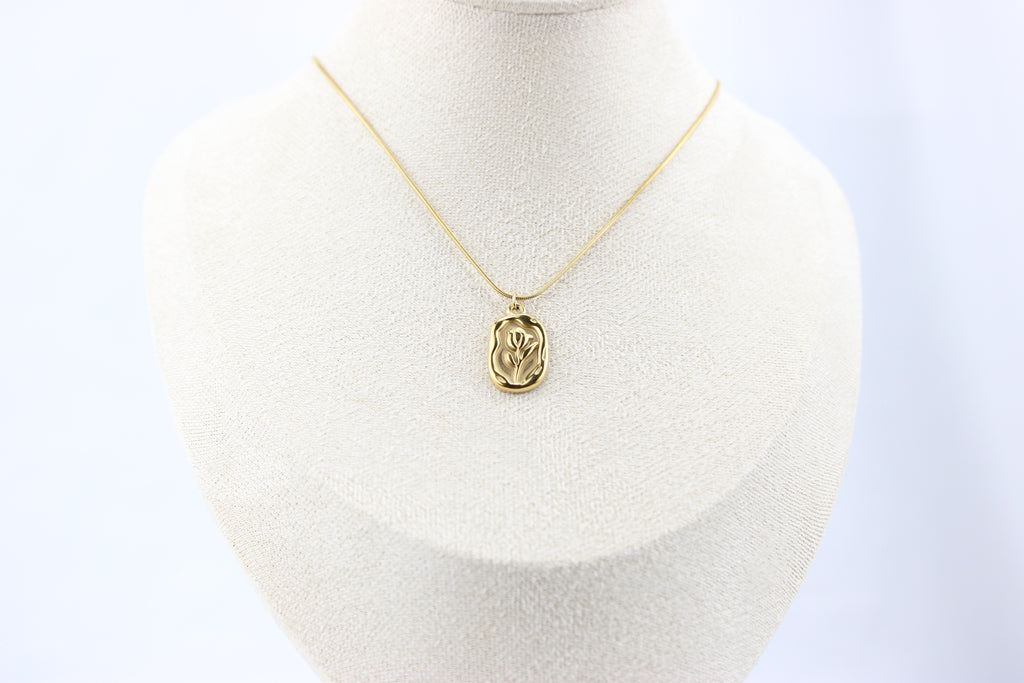 Golden Tulip Necklace