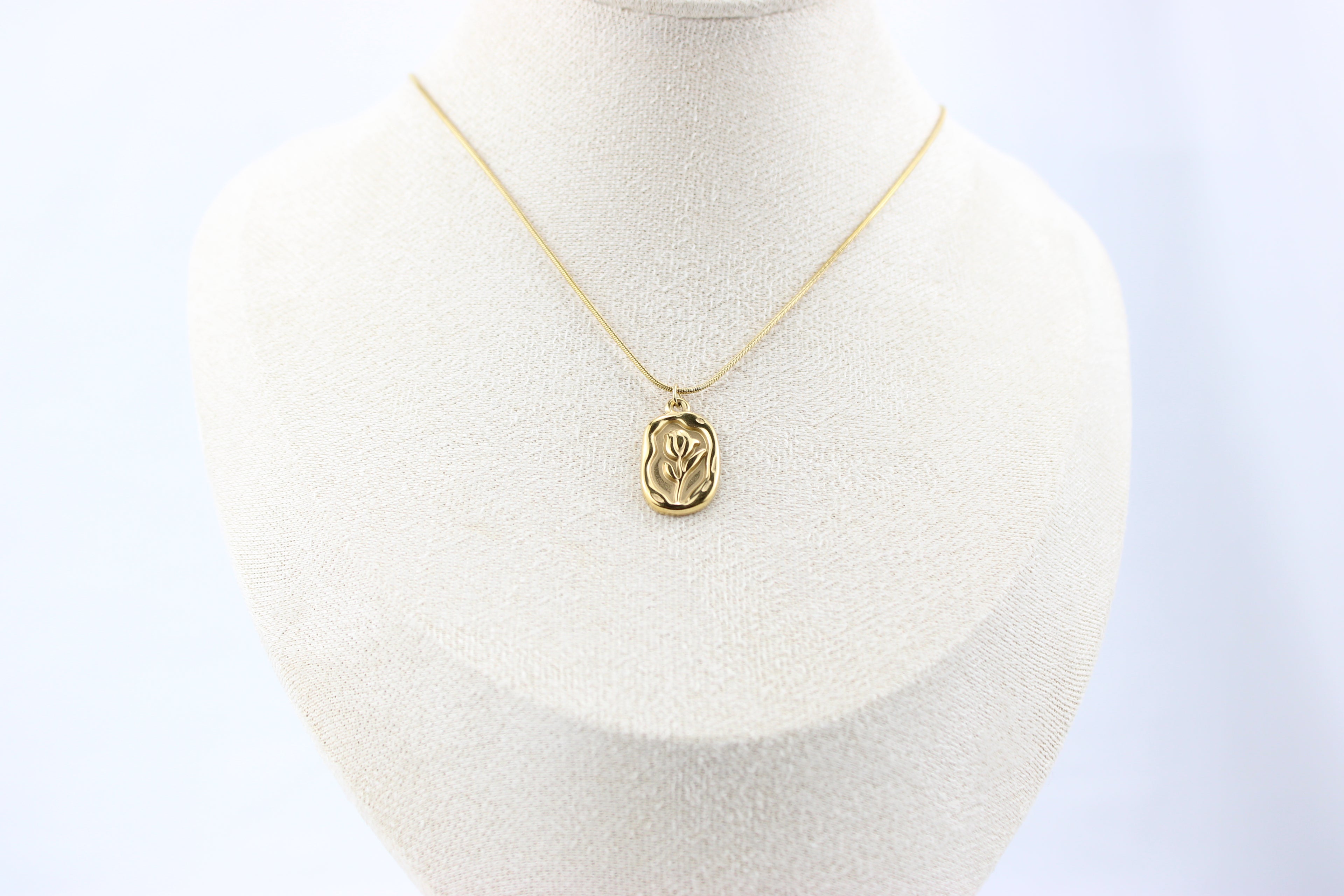 Golden Tulip Necklace