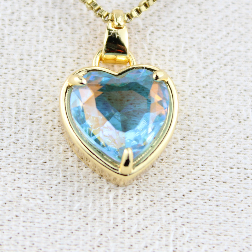 Aurora Heart Necklace