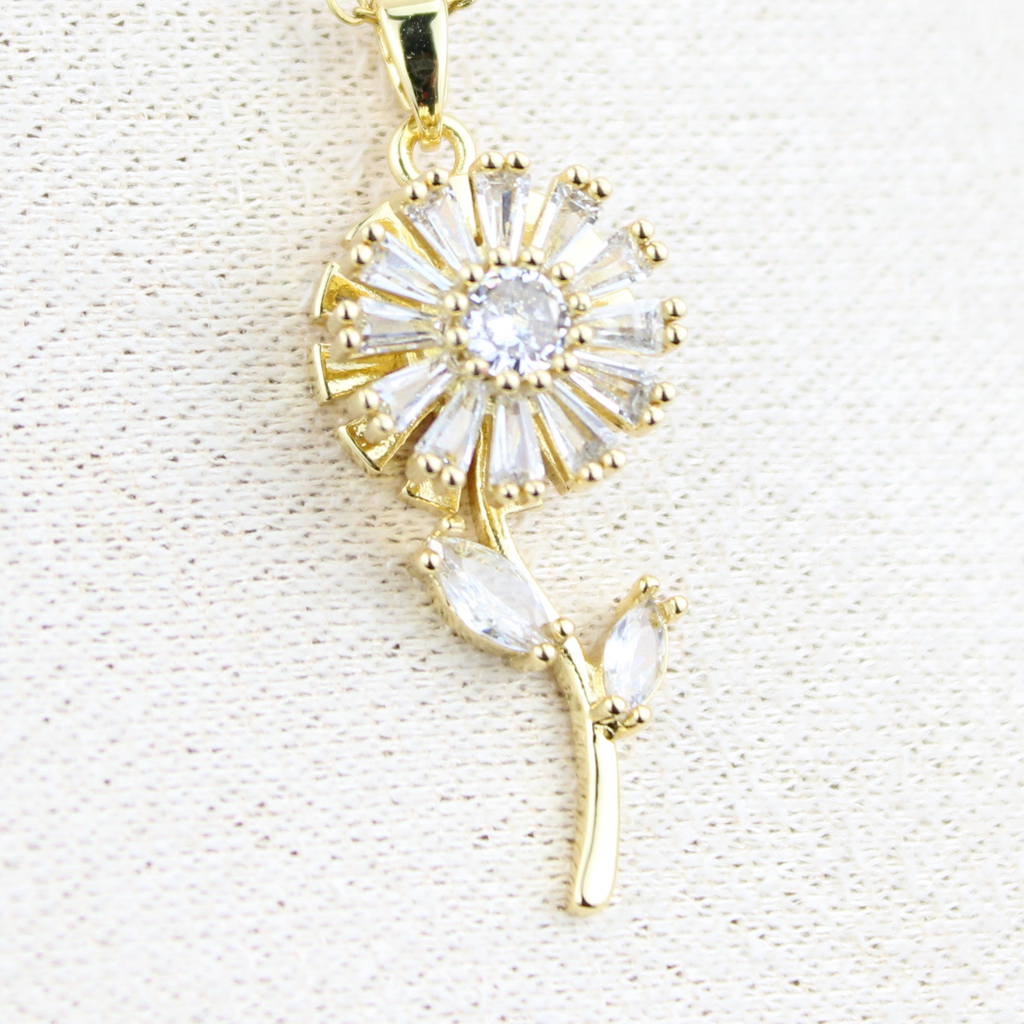 Golden Bloom Radiance Necklace